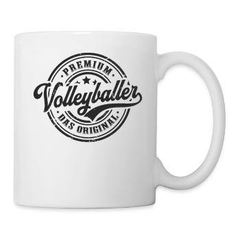 Volleyball Original Volleyballer Volleyballspieler - Tasse - Weiß - Rechts