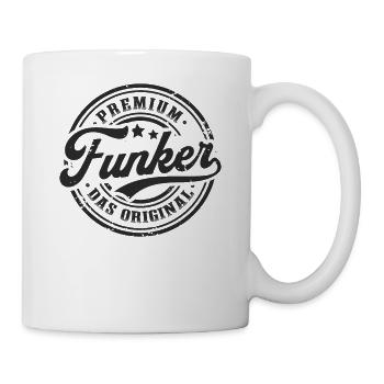 Amateurfunk Original Retro Funker Amateurfunker - Tasse - Weiß - Rechts