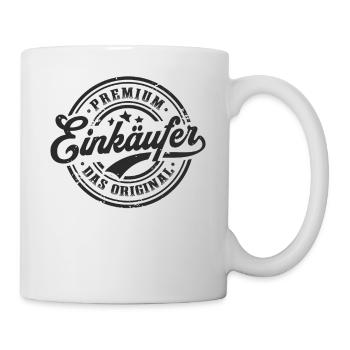 Einkäufer Original Beruf Lustiges Einkauf - Tasse - Weiß - Rechts
