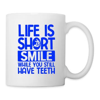 BJJ Jiu Jitsu - Tasse - Weiß - Rechts