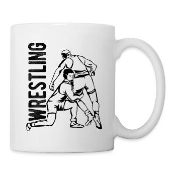 Grappling Martial Arts Wrestling - Tasse - Weiß - Rechts