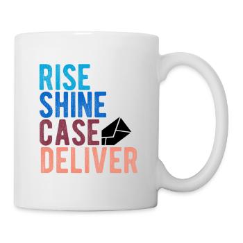 Briefträger Und Paket-Zusteller Für Postboten - Tasse - Weiß - Rechts