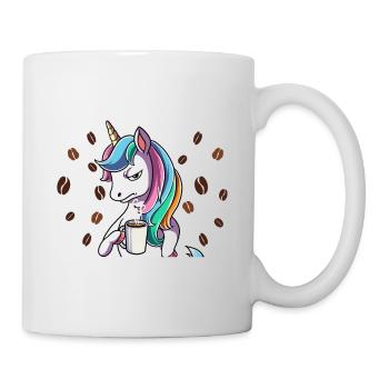 Fass mein Kaffee an und ich klatsch dich Kaffee - Tasse - Weiß - Rechts
