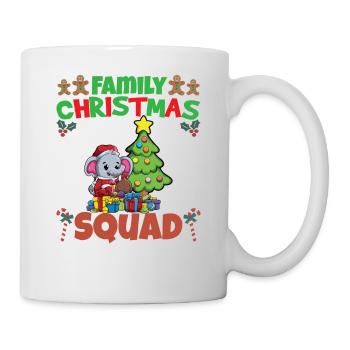 Family Matching Christmas Squad X-Mas Holidays - Tasse - Weiß - Rechts