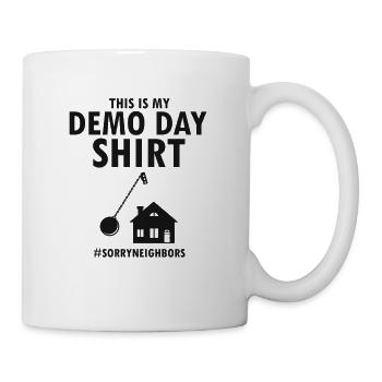 Conception de démolition de maisons et rénovation de maisons - Mug blanc - blanc - Droite