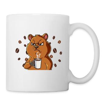 Fass mein Kaffee an und ich klatsch dich Kaffee - Tasse - Weiß - Rechts
