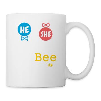 He or She Bruv To Bee Gender Reveal Family Baby - Mug - white - Right