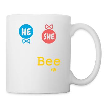 He or She Oncle To Bee Gender Reveal Family Baby - Mug - white - Right