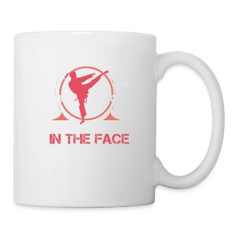 She Is Beauty She Is Grace She Will Kick You In - Tasse - Weiß - Rechts