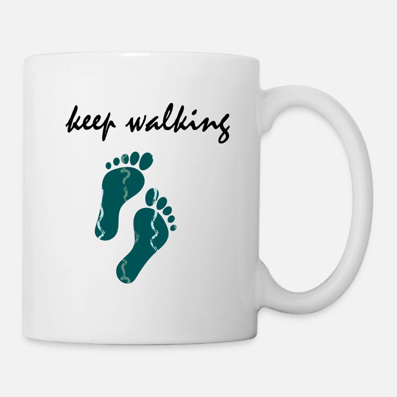 Continuez à marcher - continuez ! - Mug blanc - blanc
