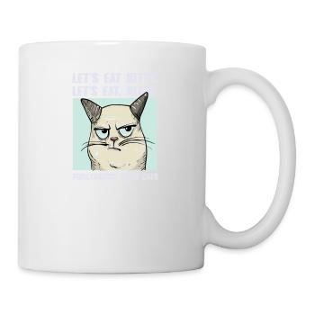 Punctuation Saves Lives I Funny English Grammar - Tasse - Weiß - Rechts