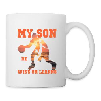Trust Me My Son - Lovers Basket - Tasse - Weiß - Rechts