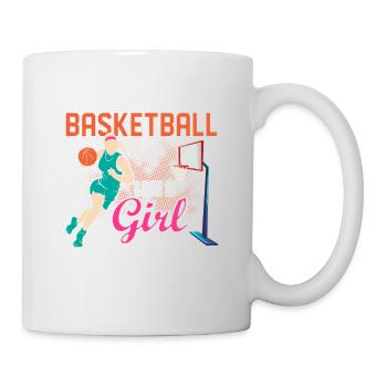 Yes i do play basketball like a girl - Mug blanc - blanc - Droite