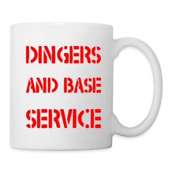 Service de débroussaillage et de déblaiement de base Dingers 2 - Mug blanc - blanc - Droite