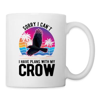 Crow Gift Crow Raven Beetle Breeder - Mug blanc - blanc - Droite
