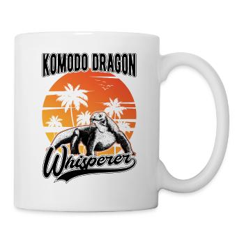 Komodowaran Flüsterer Komodo Dragon Whisperer - Tasse - Weiß - Rechts
