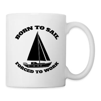 Voilier Voilier Voilier Voilier Capitaine de voile - Mug blanc - blanc - Droite