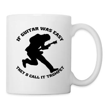 Guitarist Band Guitar Music Guitarist Musician - Mug - white - Right