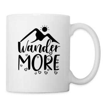 Promenez-vous plus chemise de randonnée - Mug blanc - blanc - Droite