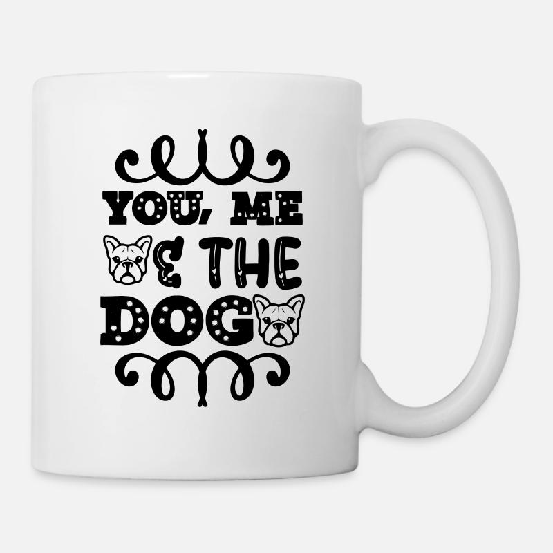 Du ich die Hunde - Tasse - Weiß
