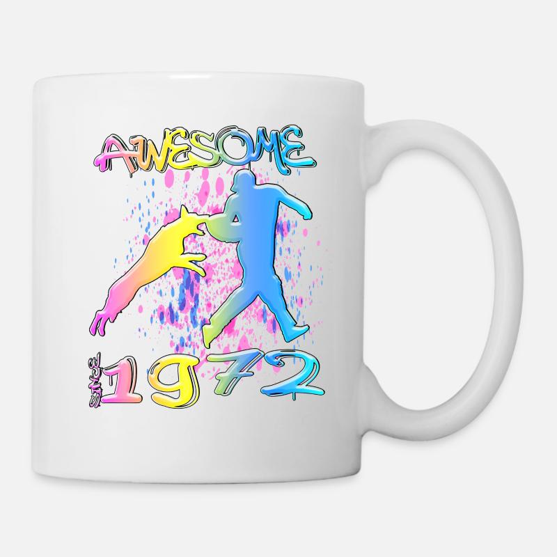Awesome since 1972. Agility, Hundetraining - Mug - white