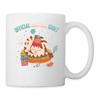 Official Napping Shirt Sleepy Cat Winter - Mug - white - Right