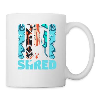 Snowboard Wintersport Snowboarding Boarding Rider - Tasse - Weiß - Rechts