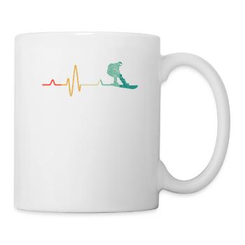 Snowboard Pulse Snowboarder Montagnes Snowboard - Mug blanc - blanc - Droite