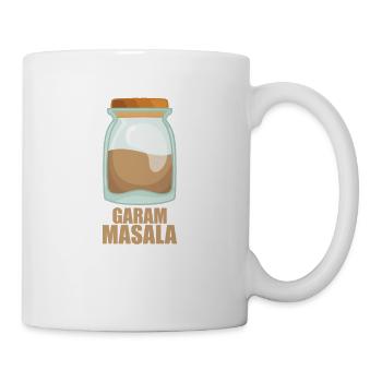 Garam Masala Gewürz Geschmack Essen Kochen - Tasse - Weiß - Rechts