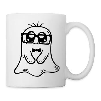 Sympathique Nerd Ghost Comic - Mug blanc - blanc - Droite