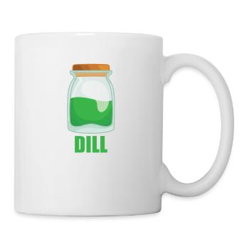 Dill Gewürz Geschmack Essen Kochen - Tasse - Weiß - Rechts