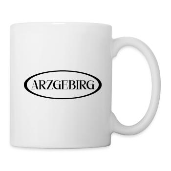 Arzgebirg Kennzeichen - Tasse - Weiß - Rechts