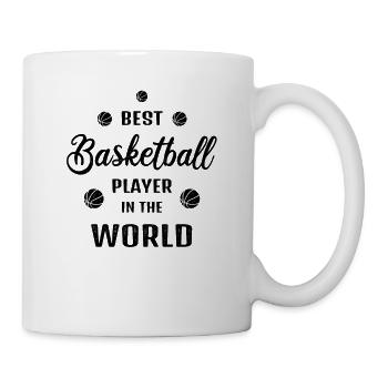 Meilleur cadeau de joueur de basket-ball pour les joueurs de basket-ball - Mug blanc - blanc - Droite