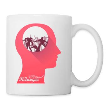 In your head Zombie - Mug blanc - blanc - Droite