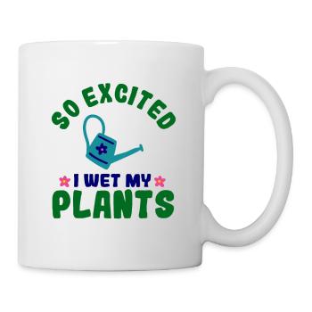 Landschaftsgärtner Hobbygärtner Gärtner - Tasse - Weiß - Rechts