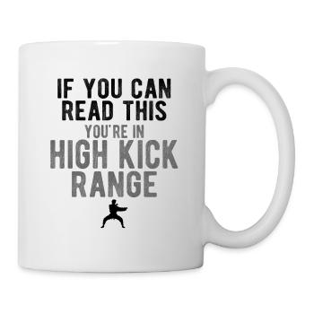 Koreanischer Kampfsport Taekwondo - Tasse - Weiß - Rechts
