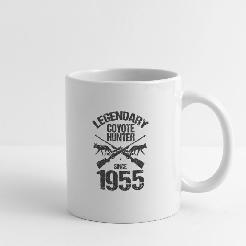 Conception de coyote pour les réacteurs de coyote Mug blanc