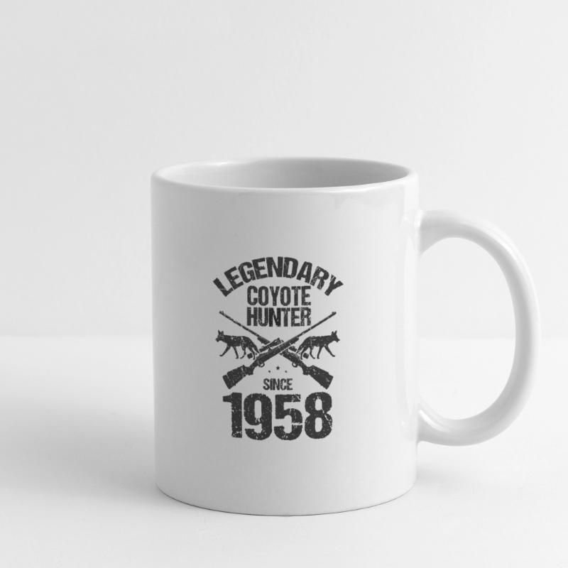 Conception de coyote pour les réacteurs de coyote Mug blanc