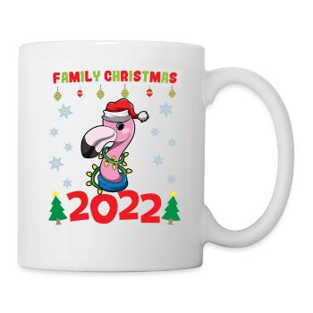 Noël en famille 2022 Drôle d’amoureux de Noël assorti - Mug blanc - blanc - Droite