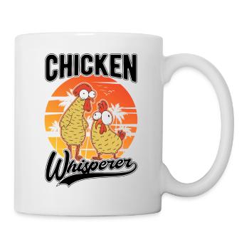 Chickens Whisperer Chicken Farming Chicken Farmer - Mug - white - Right