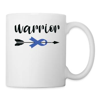 Warrior Ribbon comme prise de conscience - Mug blanc - blanc - Droite