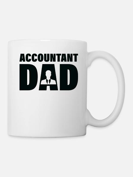 Job - Buchhalter Papa - Tasse - Weiß