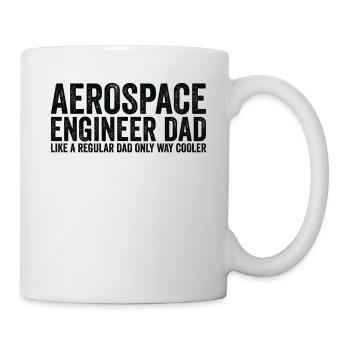 Père - ingénieur aérospatial - Mug blanc - blanc - Droite