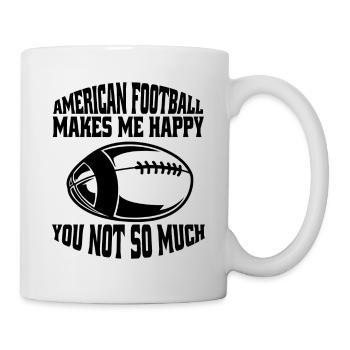 Entraîneur de football américain Fan de football - Mug blanc - blanc - Droite