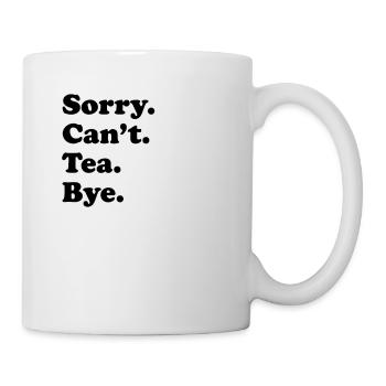 Sorry, I can't say goodbye - tea - Mug - white - Right
