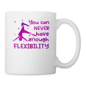 Flexibilité - Acrobaties aériennes amusantes sur soie - Mug blanc - blanc - Droite