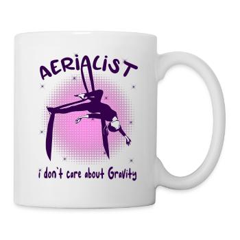 Aerial Silk Akrobatik Circus Aerialist - Tasse - Weiß - Rechts