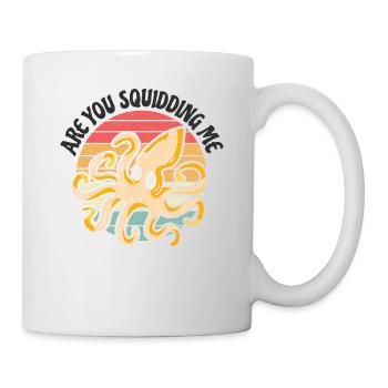 Poulpe Poulpe Tentacule de mer Poulpe Poulpe Poulpe Poulpe - Mug blanc - blanc - Droite