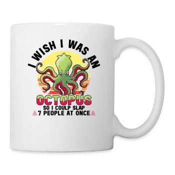 Octopus Octopus Sea Tentacle Octopus Octopus Octopus - Mug - white - Right