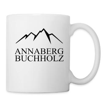 Annaberg Buchholz Erzgebirge Berge - Tasse - Weiß - Rechts